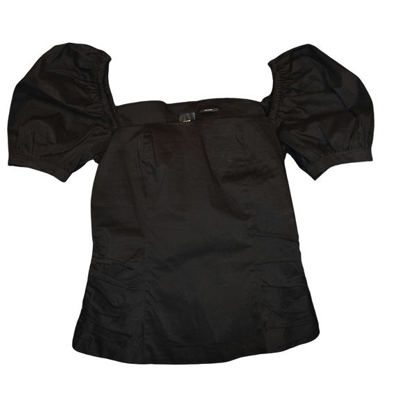 Anthropologie Pinko Noceto Stretch Blouse Size 38 - Picture 5 of 10